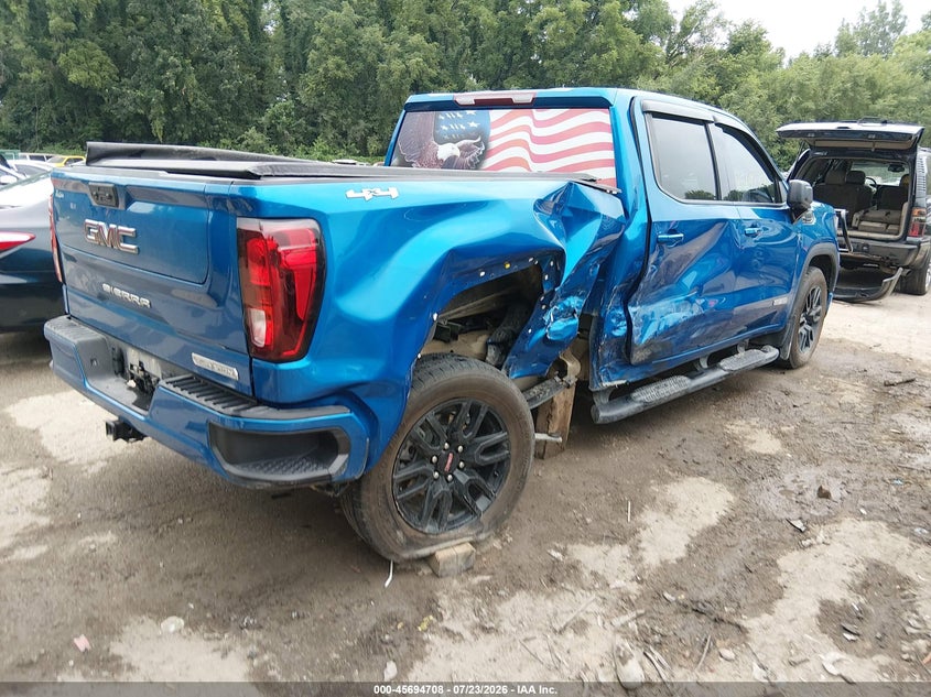 Vin: 3gtpujek1ng686281, lot: 46193336, gmc sierra 1500 4wd  short box elevation 20224
