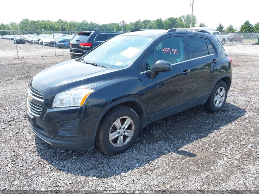 2016 Chevrolet Trax, Обычный износ, IAAI, VIN KL7CJPSB6GB736342 — фото 2
