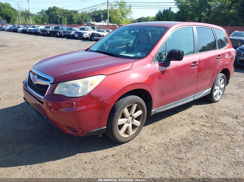 Vin: jf2sjaacxeh405524, lot: 46193353, subaru forester 2.5i 20142