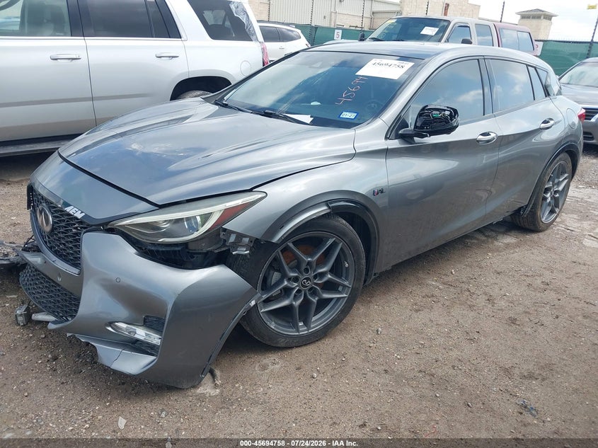 Vin: sjkch5cp0ja043984, lot: 46193385, infiniti qx30 sport 20182