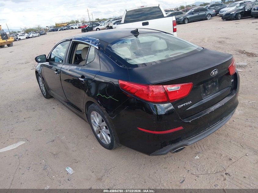 Vin: knagm4a79f5619601, lot: 46193388, kia optima lx 20153