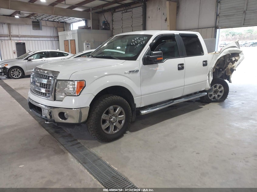 2013 Ford F-150, Удар сзади, IAAI, VIN 1FTFW1EF8DFD91655 — фото 2