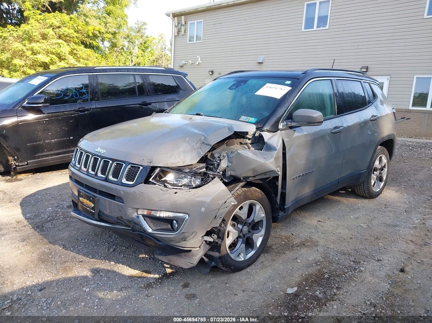 Vin: 3c4njdcb9mt605019, lot: 46193413, jeep compass limited 4x4 20212