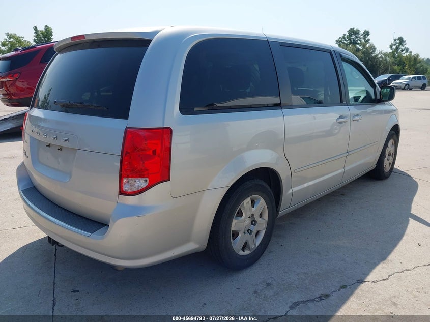 Vin: 2c4rdgbg4cr167728, lot: 46193421, dodge grand caravan se/avp 20124
