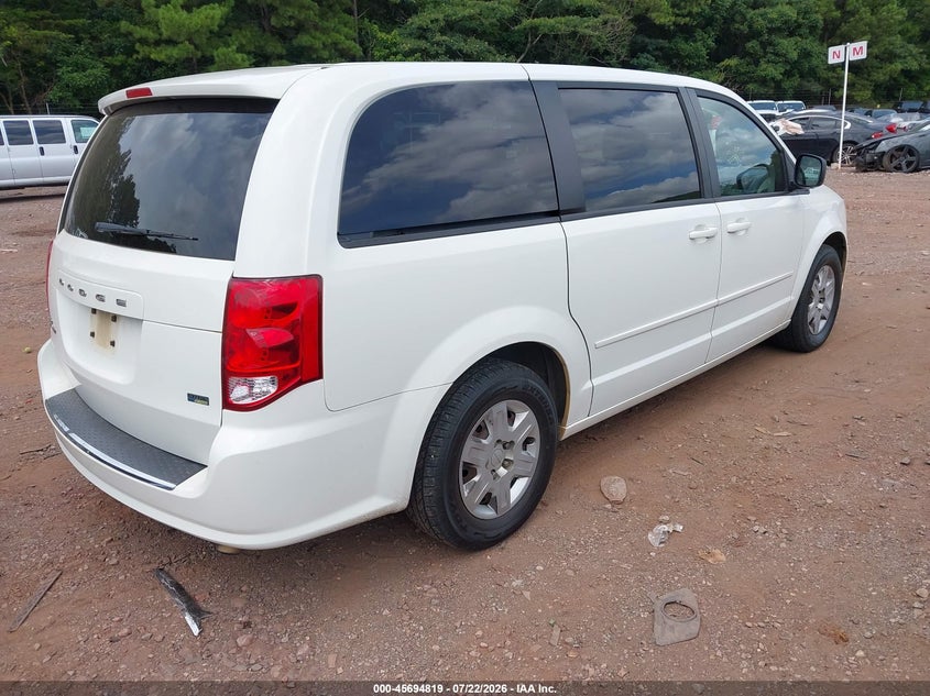 Vin: 2c4rdgbg0cr420012, lot: 46193447, dodge grand caravan se/avp 20124