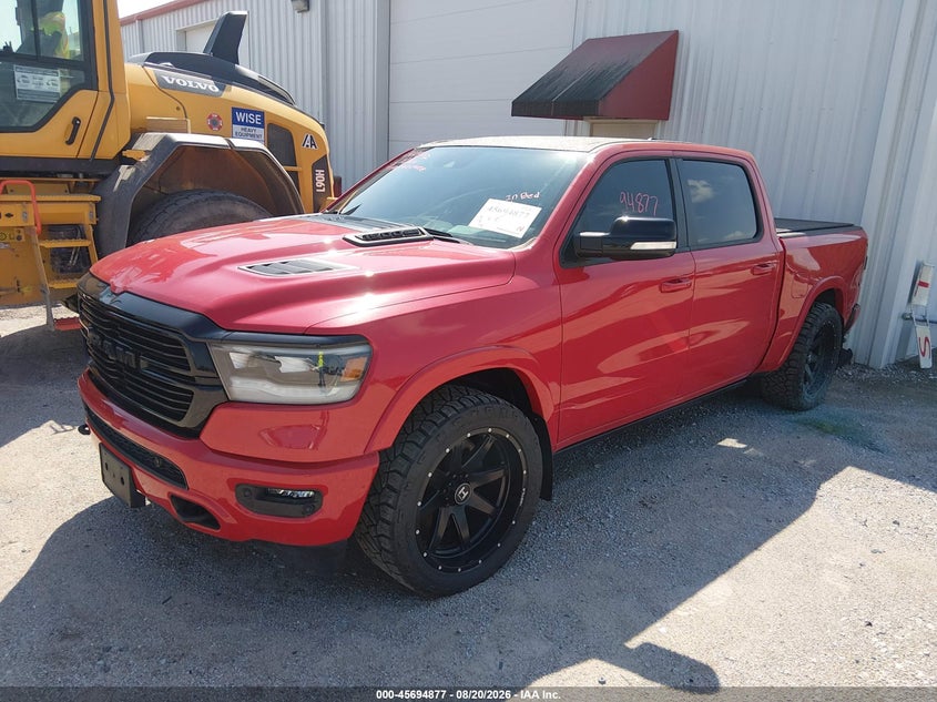 Vin: 1c6srfjt0mn555475, lot: 46193505, ram 1500 laramie  4x4 5'7 box 20212