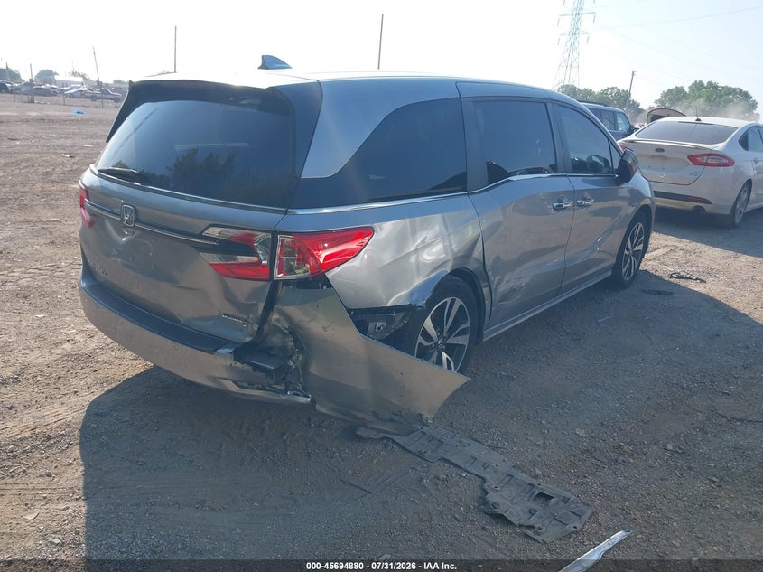Vin: 5fnrl6h85mb033028, lot: 46193508, honda odyssey touring 20214