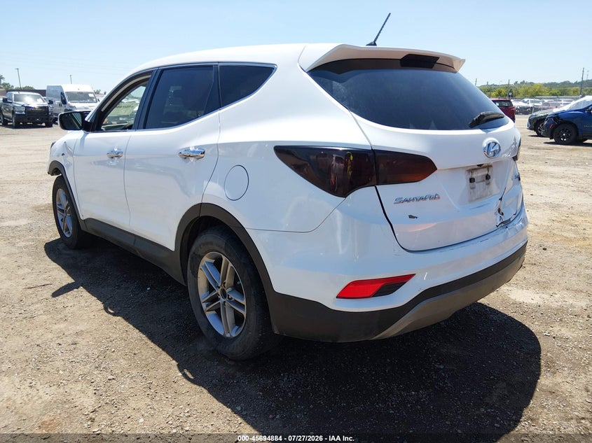 Vin: 5nmztdlb5jh061865, lot: 46193511, hyundai santa fe sport 2.4l 20183