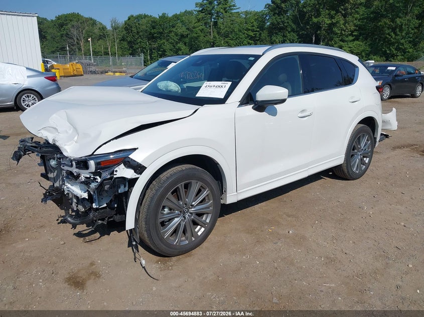 Vin: jm3kfbxy7p0120202, lot: 46193512, mazda cx-5 2.5 turbo signature 20232
