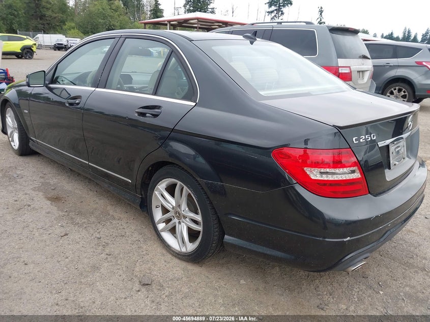 2012 MERCEDES-BENZ C 250 auction photo 3