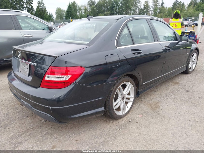 2012 MERCEDES-BENZ C 250 auction photo 4
