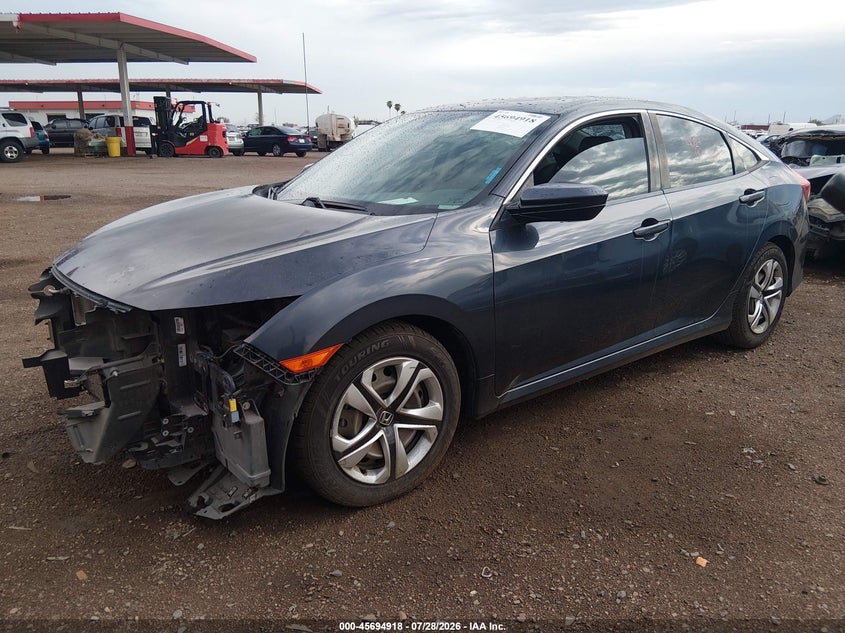 Vin: 19xfc2f53ge215213, lot: 46193546, honda civic lx 20162