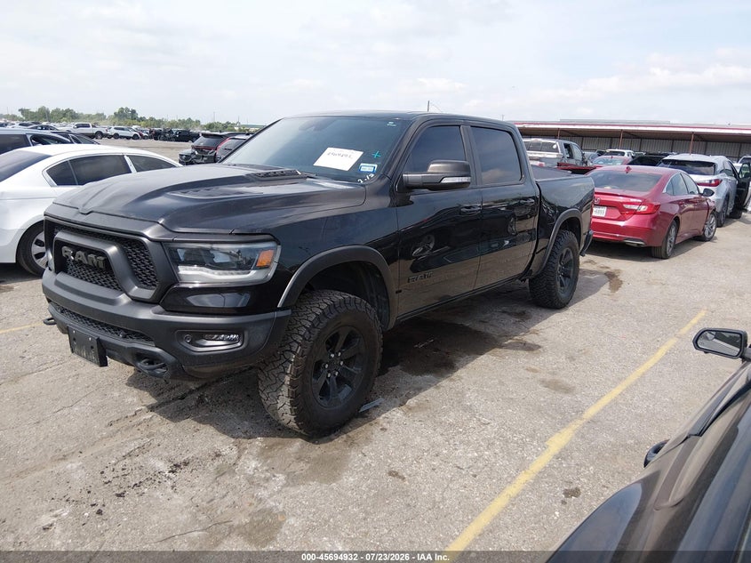 Vin: 1c6srflt3mn681262, lot: 46193561, ram 1500 rebel  4x4 5'7 box 20212