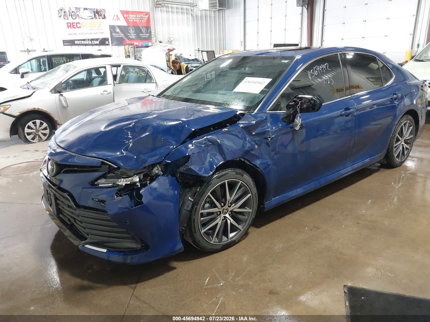 Vin: 4t1f31ak1ru071510, lot: 46193569, toyota camry hybrid xle 20242