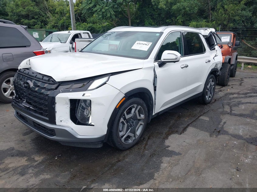 Vin: km8r44gexsu876795, lot: 46193590, hyundai palisade sel premium 8p 20252