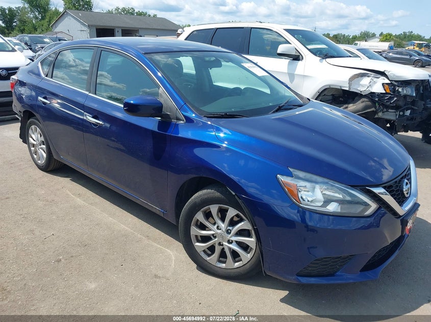 2019 Nissan Sentra Sv, Rear, IAAI, VIN 3N1AB7AP7KY274293