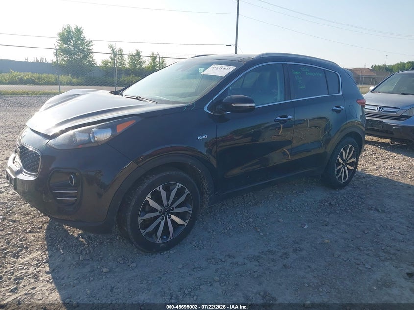 2017 Kia Sportage, Удар спереду, IAAI, VIN KNDPNCAC9H7202686 — фото 2