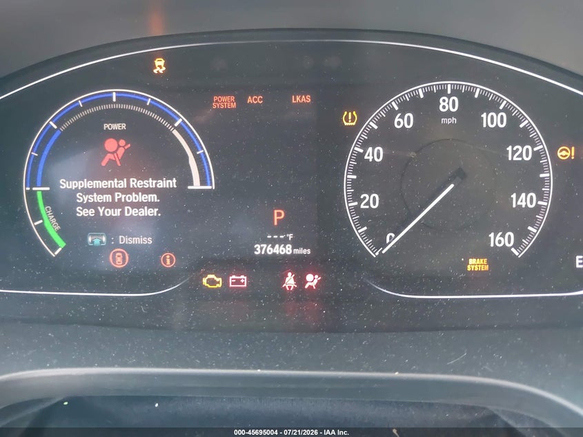 2019 Honda Insight Ex VIN: 19XZE4F55KE005045 Lot: 45695004