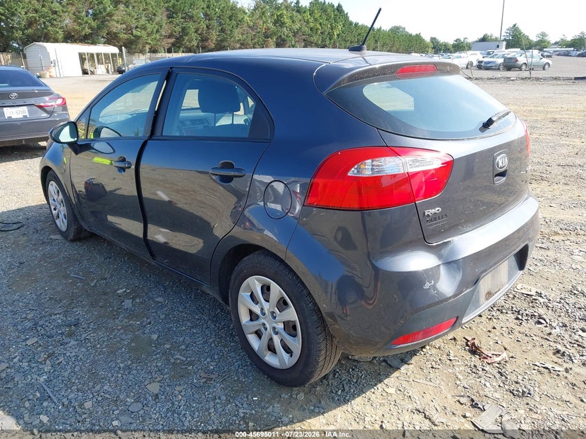 Vin: knadn5a3xd6208380, lot: 46193639, kia rio ex 20133