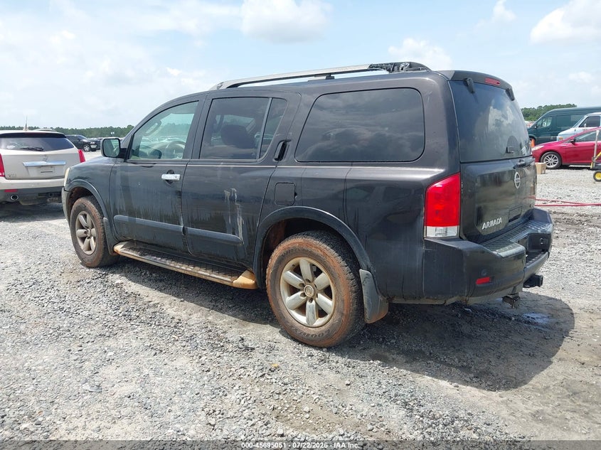 Vin: 5n1ba0nd9bn616072, lot: 46193679, nissan armada sv 20113