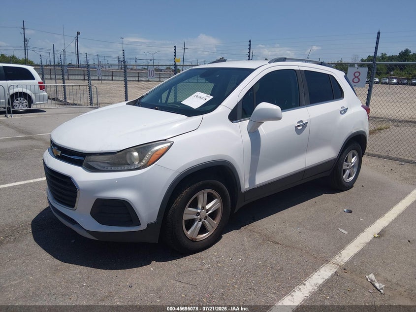 2017 Chevrolet Trax Lt VIN: 3GNCJLSB1HL274842 Lot: 45695078