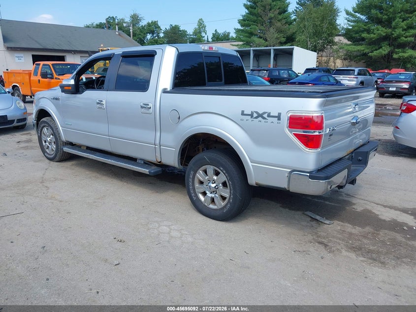 Vin: 1ftfw1et2cfb44832, lot: 46193720, ford f-150 lariat 20123
