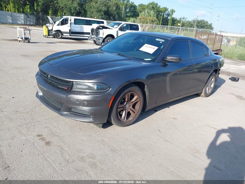 2020 Dodge Charger, Rear, IAAI, VIN 2C3CDXBG3LH156106 — photo 2