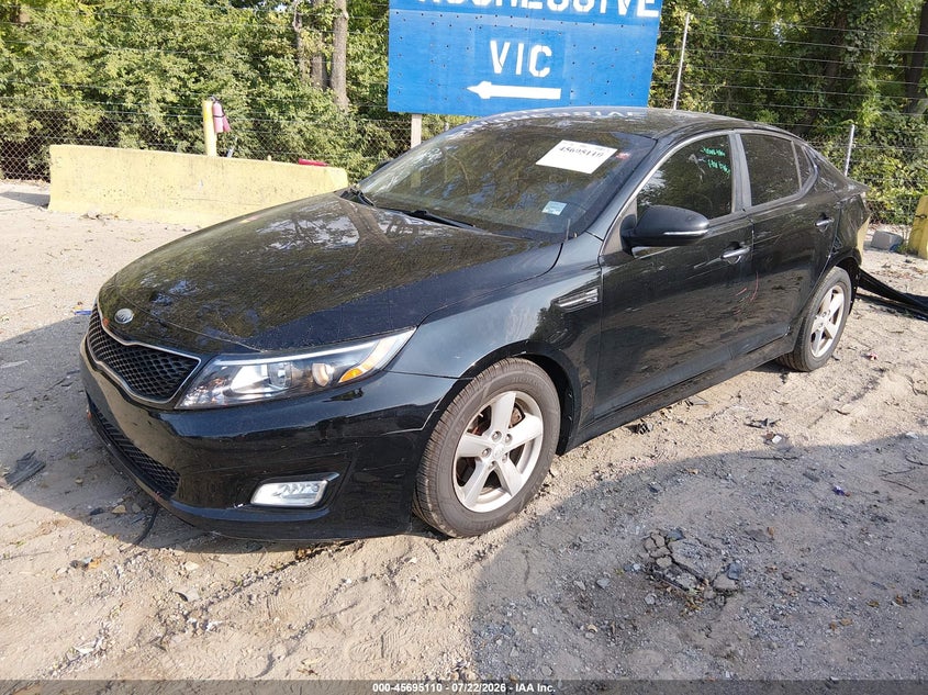 Vin: 5xxgm4a74eg284860, lot: 46193738, kia optima lx 20142