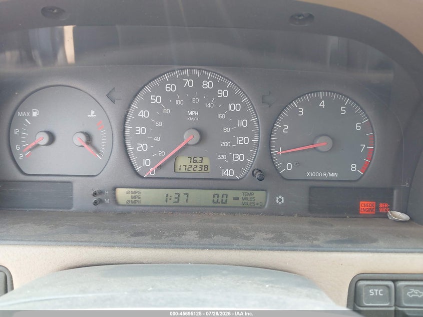 1999 VOLVO S70 auction photo 7