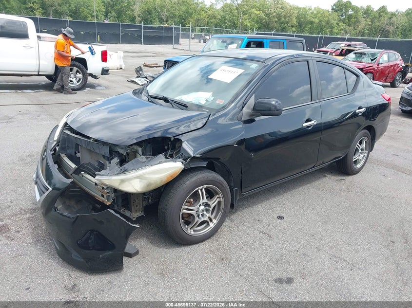 Vin: 3n1cn7ap4dl895376, lot: 46193765, nissan versa 1.6 sv 20132