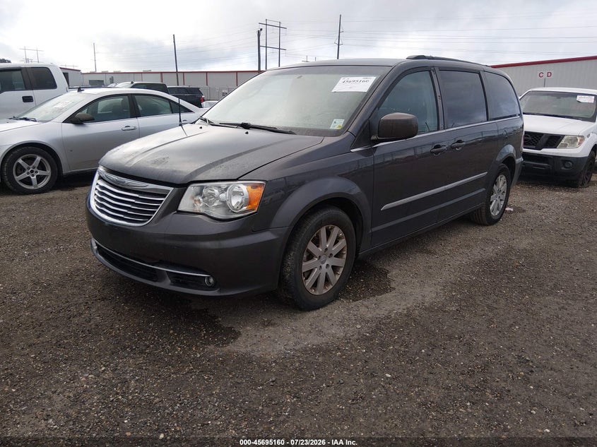 Vin: 2c4rc1bg9gr156892, lot: 46193788, chrysler town & country touring 20162