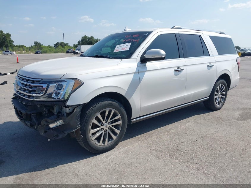 Vin: 1fmjk1kt7jea40930, lot: 46193789, ford expedition max limited 20182
