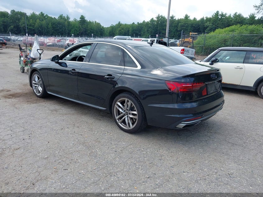 Vin: waueaaf46pn016992, lot: 46193790, audi a4 premium plus 45 tfsi s line quattro s tronic 20233