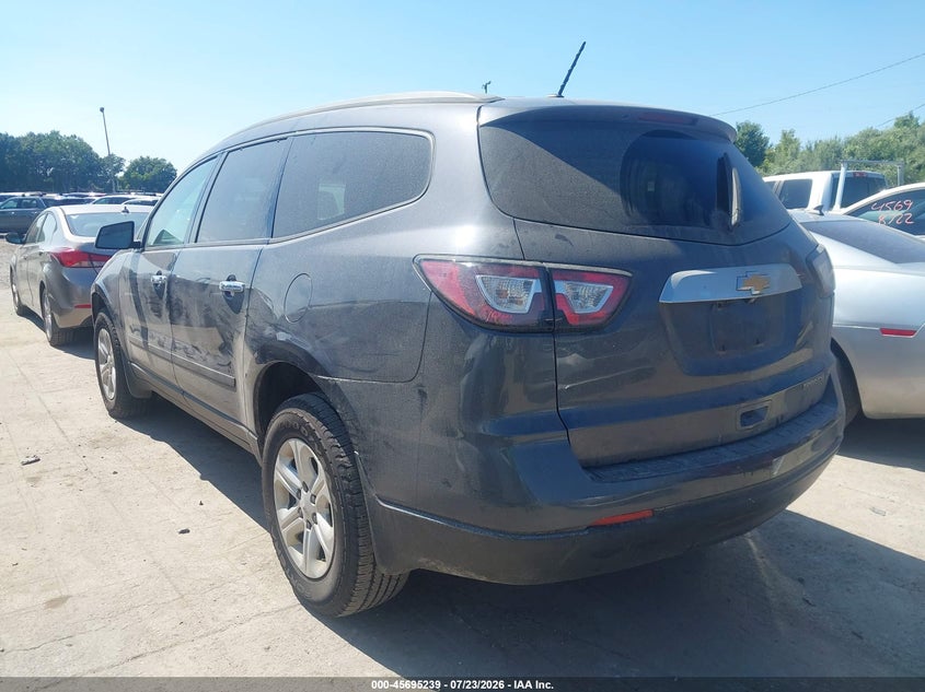 Vin: 1gnkrfed0dj137069, lot: 46193867, chevrolet traverse ls 20133