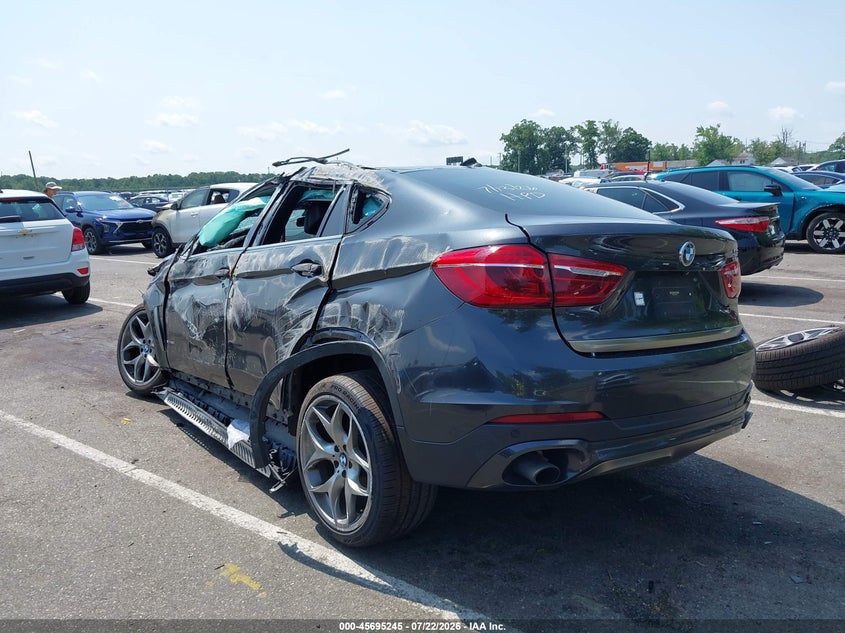 Vin: 5uxku2c30h0u29342, lot: 46193873, bmw x6 xdrive35i 20173