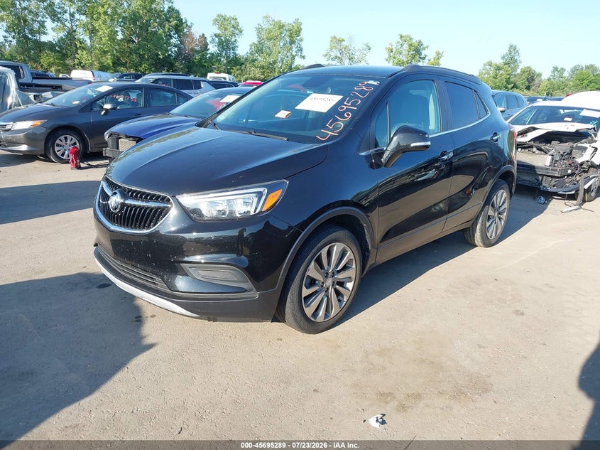 Vin: kl4cjasb1kb700724, lot: 46193917, buick encore fwd preferred 20192