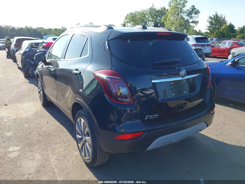 Vin: kl4cjasb1kb700724, lot: 46193917, buick encore fwd preferred 20193