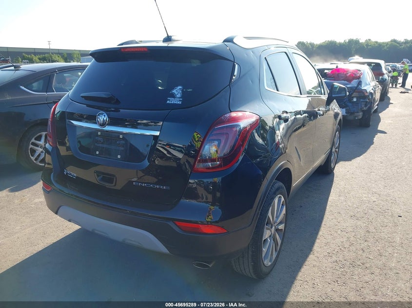 Vin: kl4cjasb1kb700724, lot: 46193917, buick encore fwd preferred 20194