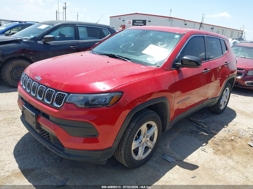 Vin: 3c4njdan8pt555702, lot: 46193941, jeep compass sport 4x4 20232