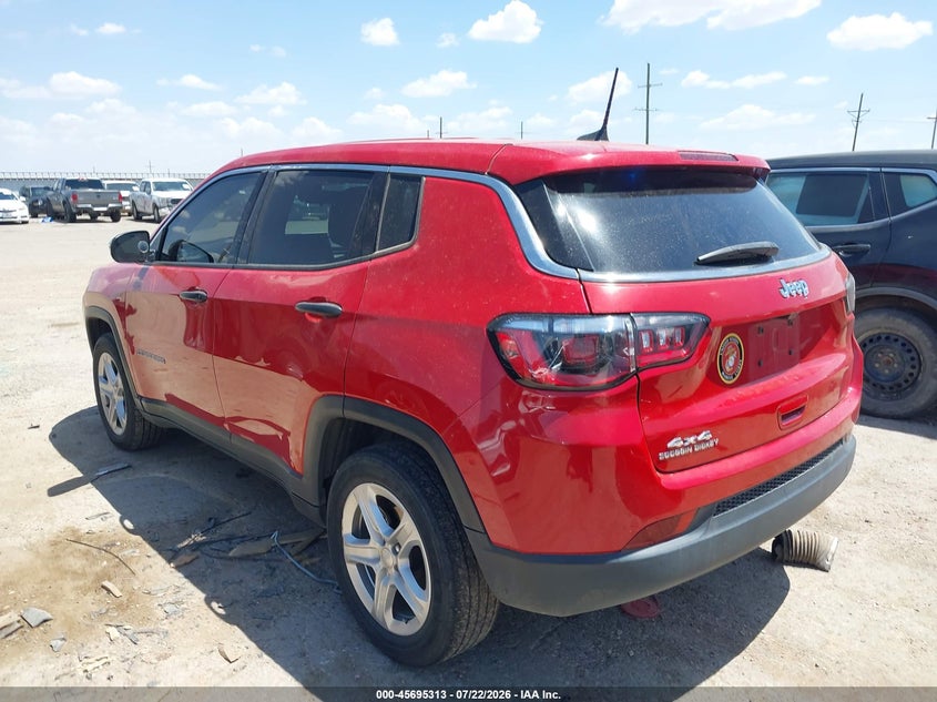 Vin: 3c4njdan8pt555702, lot: 46193941, jeep compass sport 4x4 20233