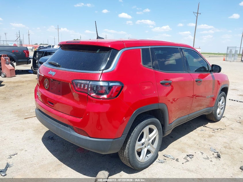 Vin: 3c4njdan8pt555702, lot: 46193941, jeep compass sport 4x4 20234