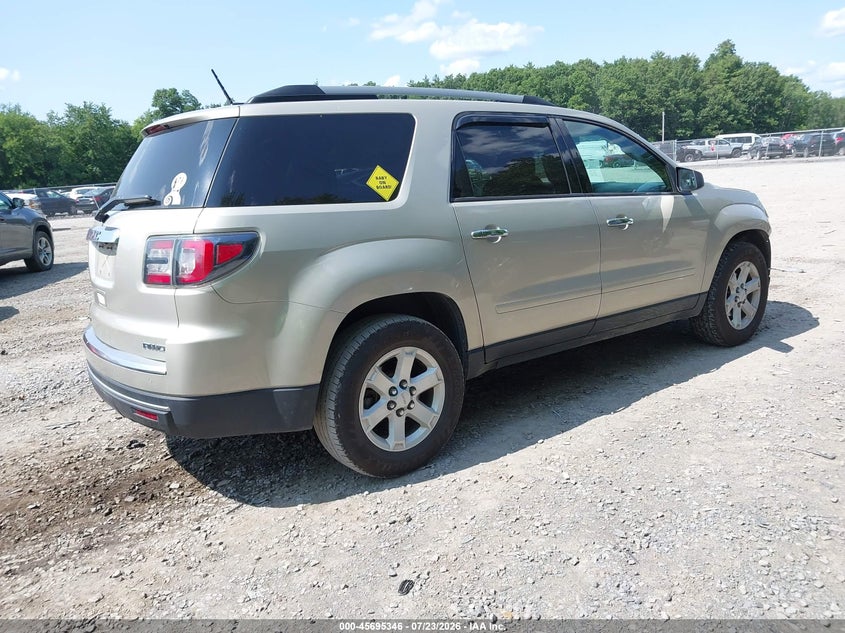 Vin: 1gkkvpkd8gj335891, lot: 46193974, gmc acadia sle-2 20164