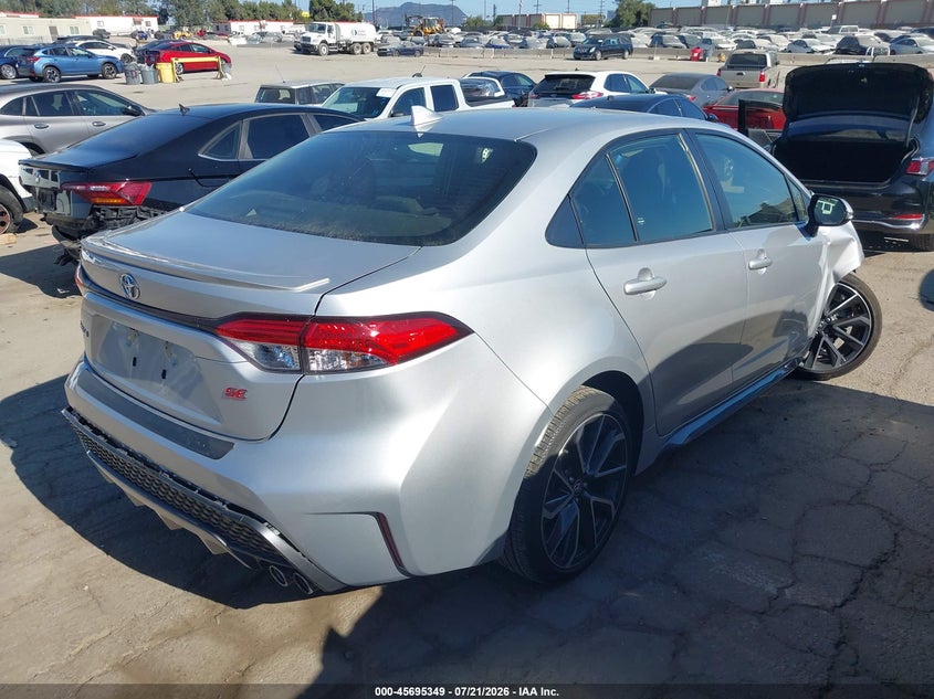 2022 Toyota Corolla Se VIN: JTDS4MCE7N3506751 Lot: 45695349