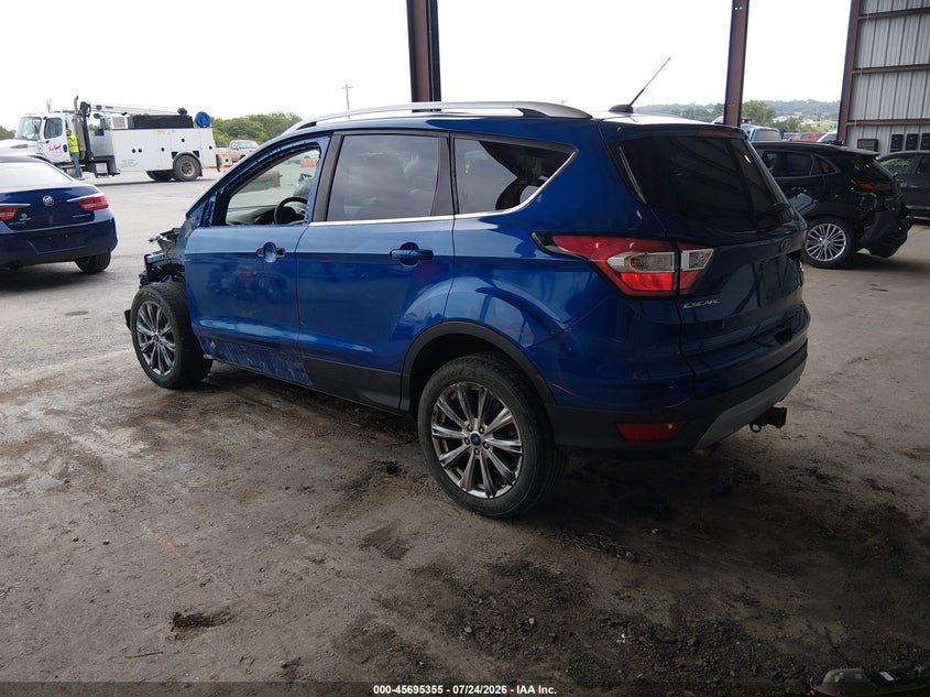 Vin: 1fmcu9j96hue57575, lot: 46193983, ford escape titanium 20173