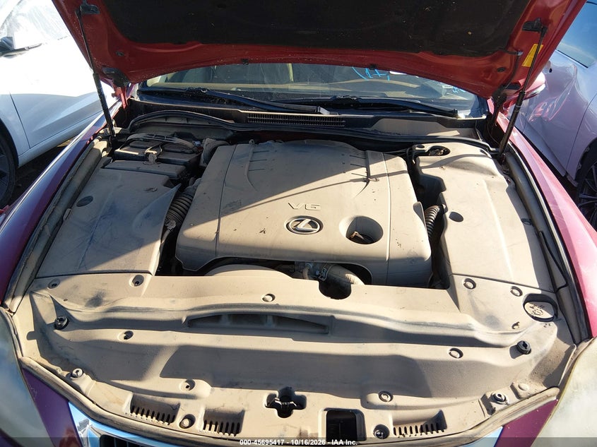 LEXUS IS 250 2011 VIN JTHBF5C24B5143815