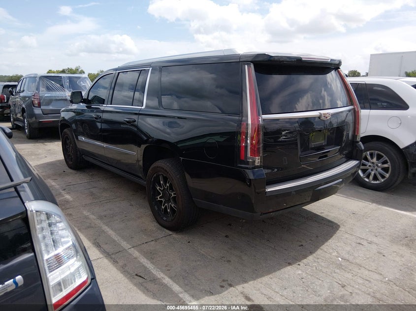 Vin: 1gys4jkj0hr137028, lot: 46194083, cadillac escalade esv premium luxury 20173