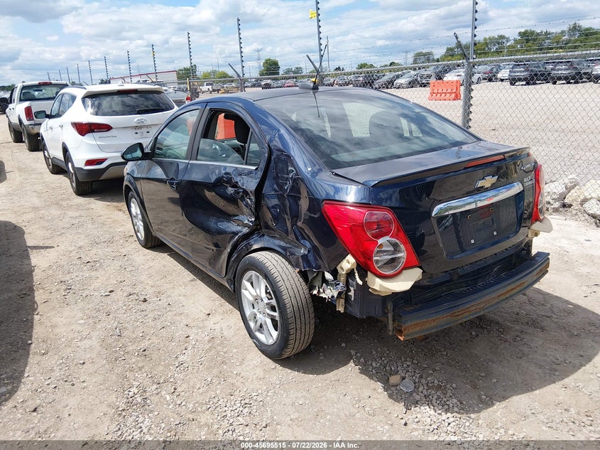 Vin: 1g1jc5sh7f4157756, lot: 46194143, chevrolet sonic lt auto 20153