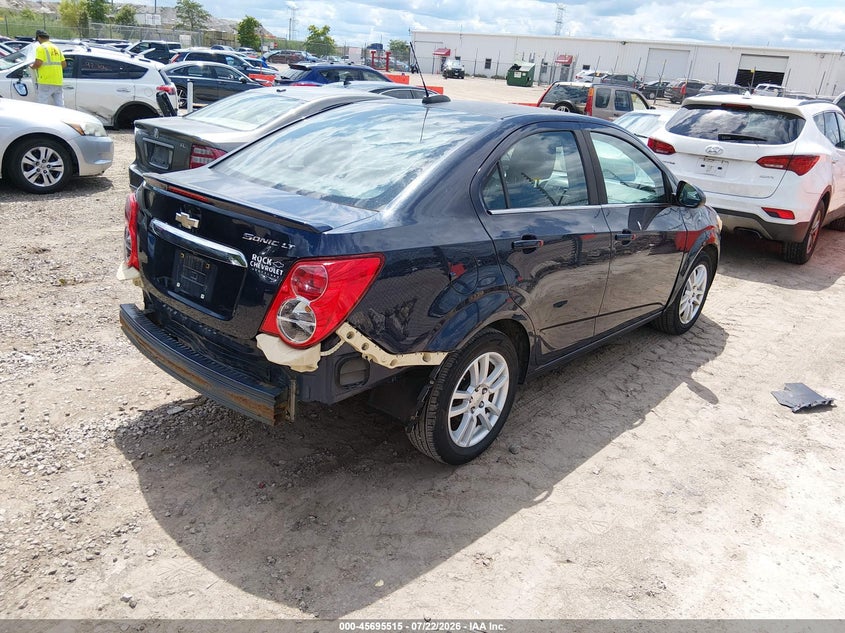 Vin: 1g1jc5sh7f4157756, lot: 46194143, chevrolet sonic lt auto 20154
