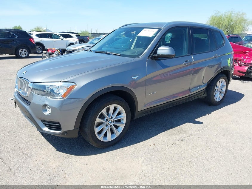 Vin: 5uxwx9c34h0t22697, lot: 46194146, bmw x3 xdrive28i 20172