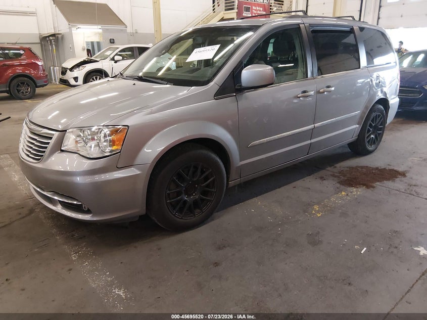 Vin: 2c4rc1bg9gr296263, lot: 46194148, chrysler town & country touring 20162